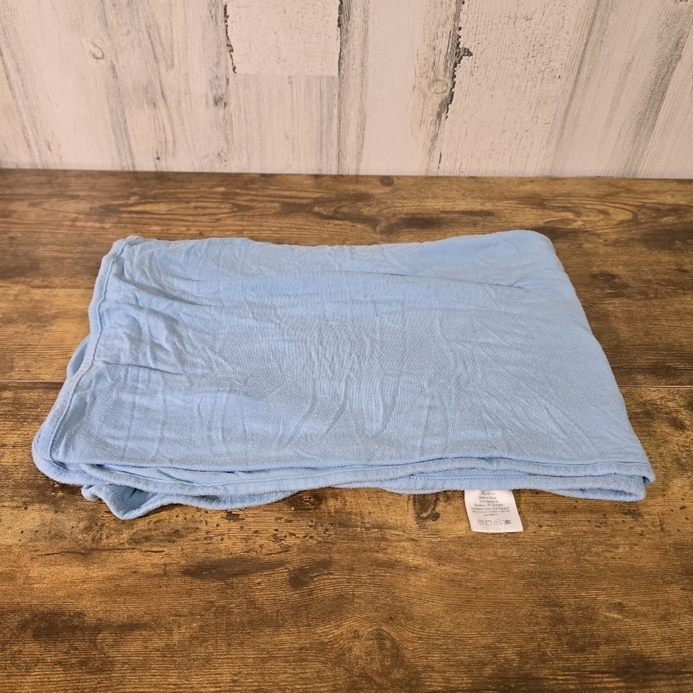 baby boys Light Blue wrap Blanket 43X29